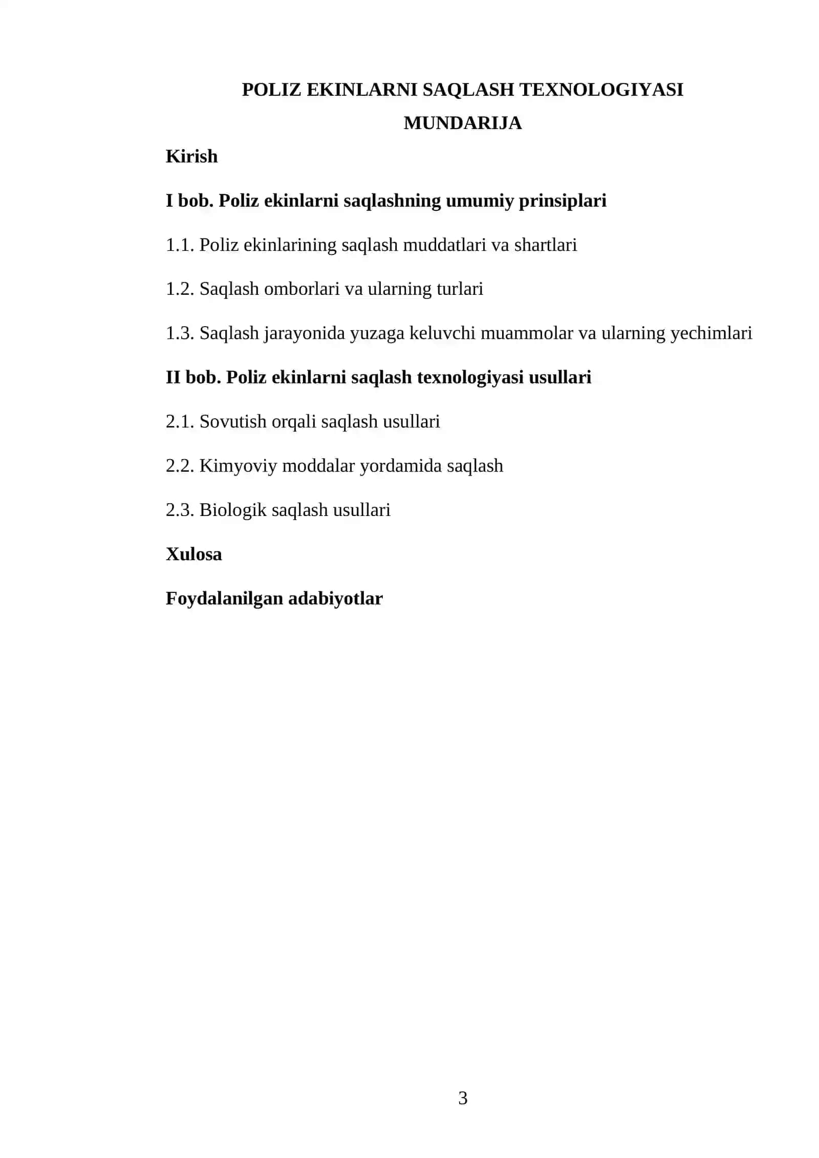 POLIZ EKINLARNI SAQLASH TEXNOLOGIYASI 3