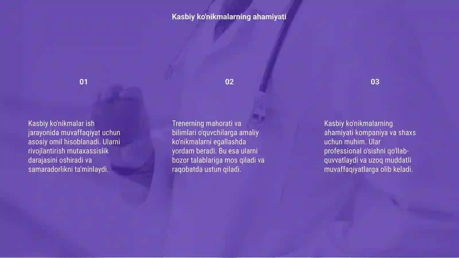 Trenerning kasbiy ko'nikmalari 3