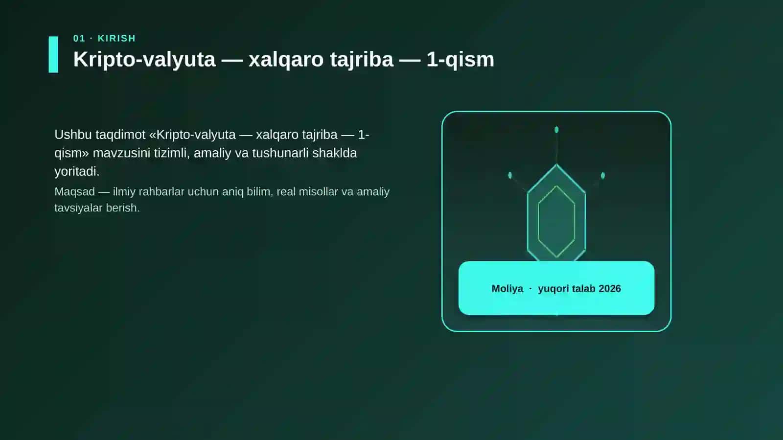 Kripto-valyuta — xalqaro tajriba — 1-qism 3