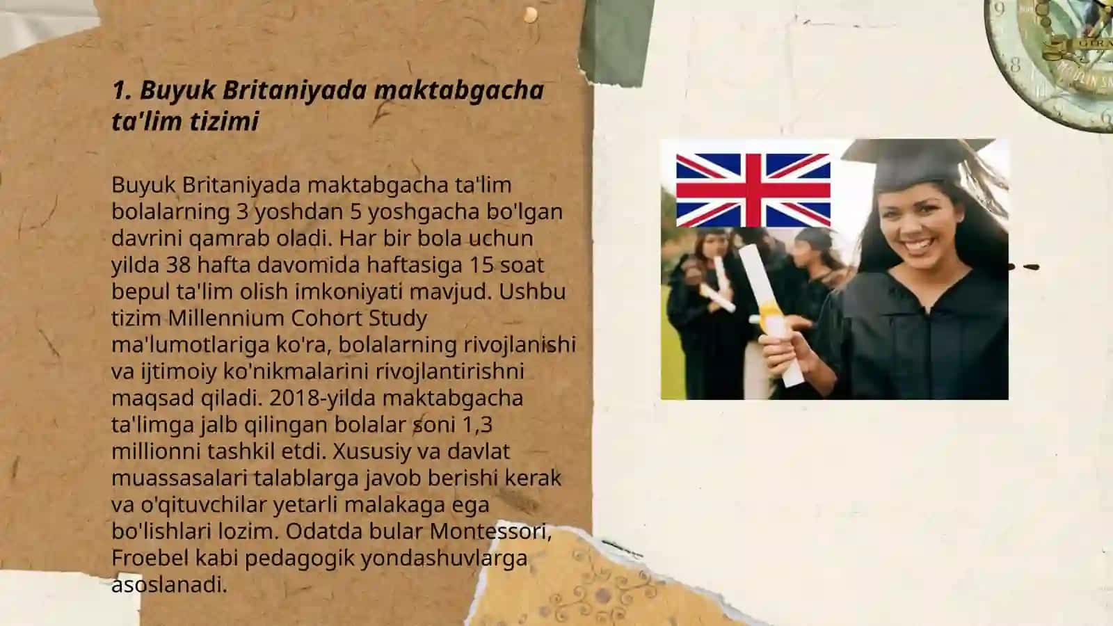 Buyuk Britaniyada maktabgacha ta'lim tizimi 3
