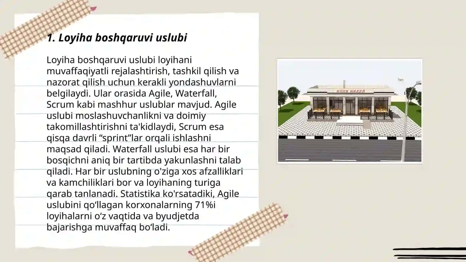 Loyiha boshqaruvi uslubi 3