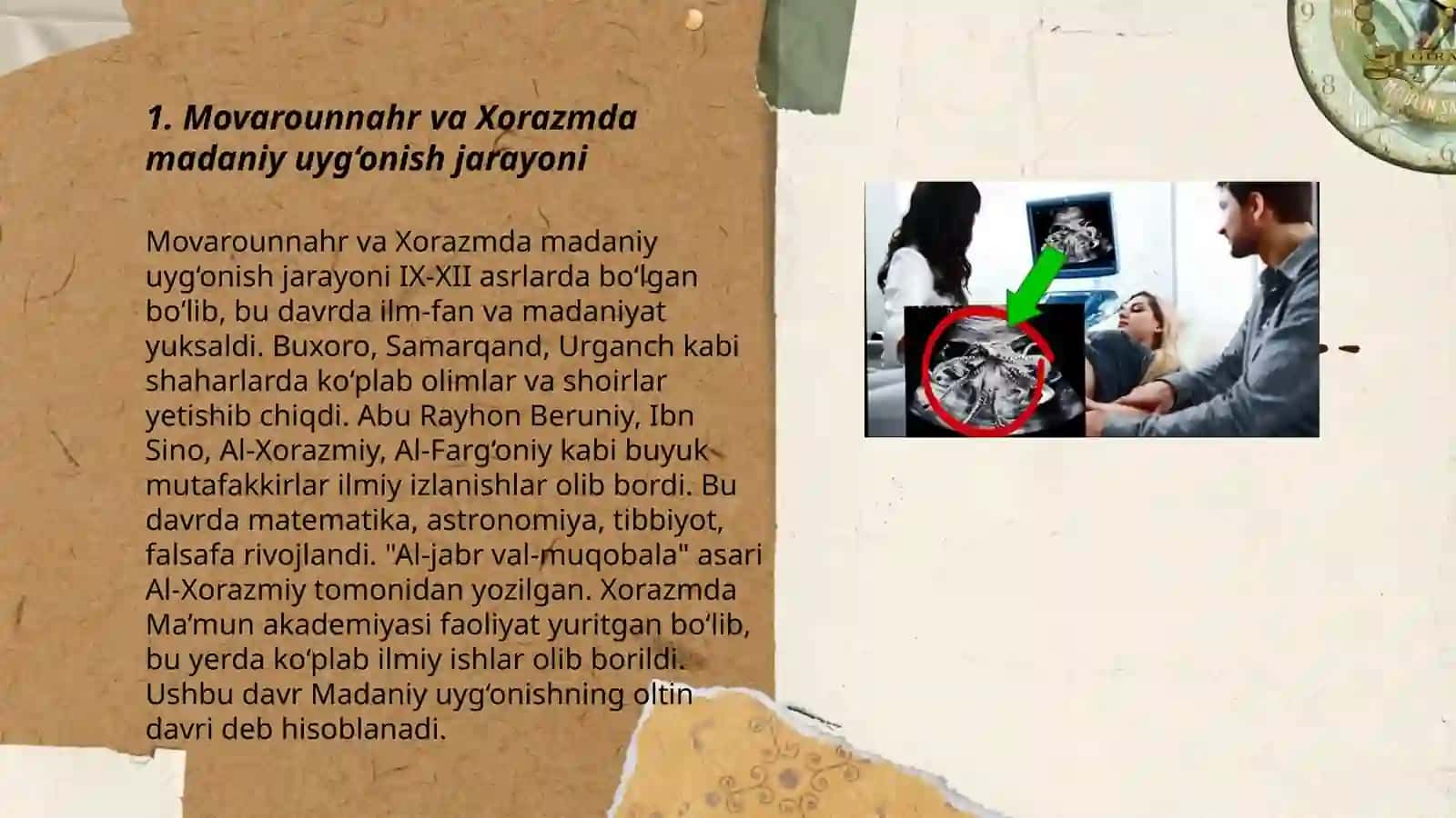 Movarounnahr va Xorazmda madaniy uyg‘onish jarayoni 3