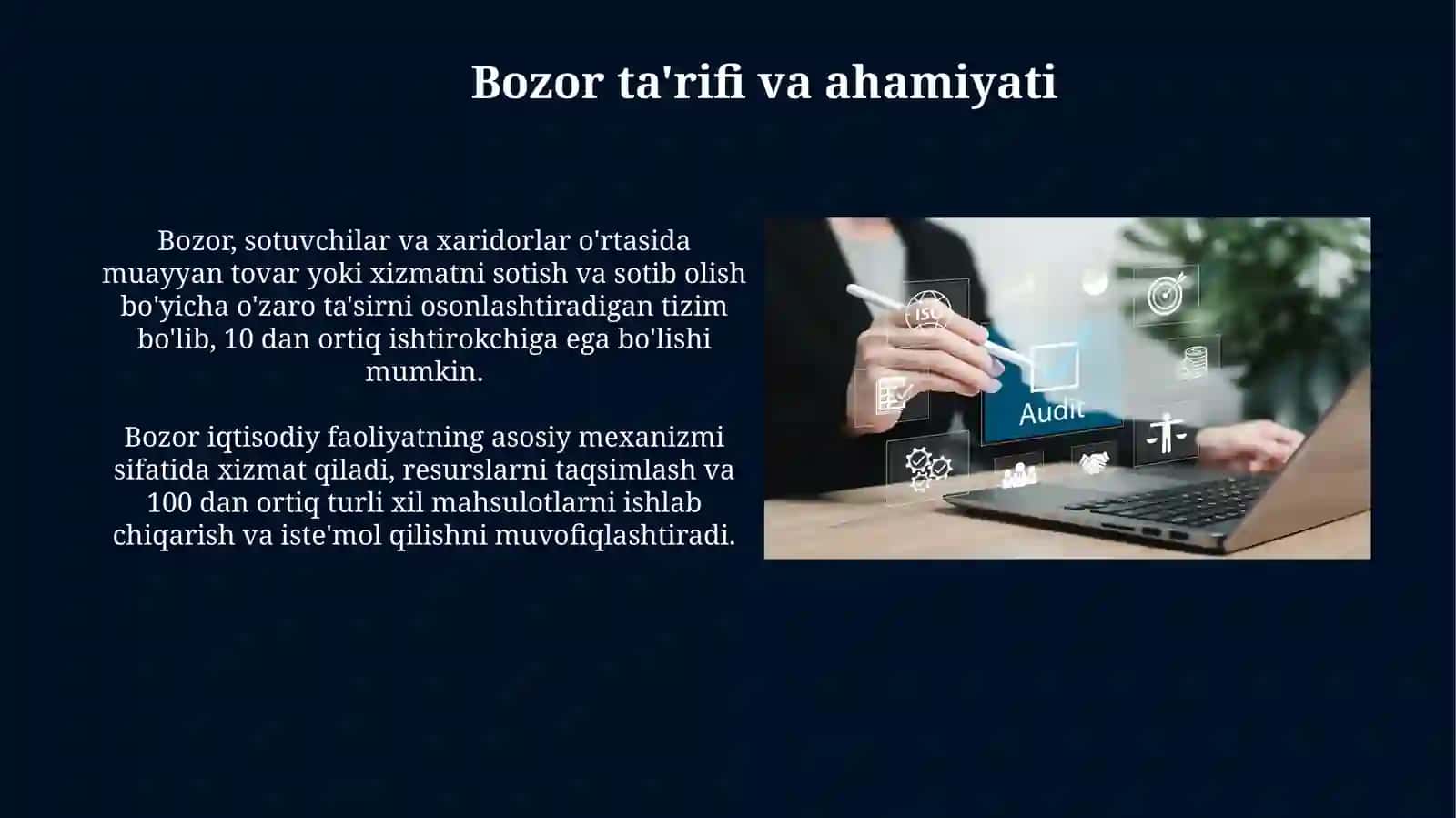 Bozor va uning tuzilishi 3