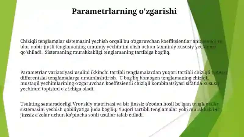 Yuqori tartibli differensiallar 3