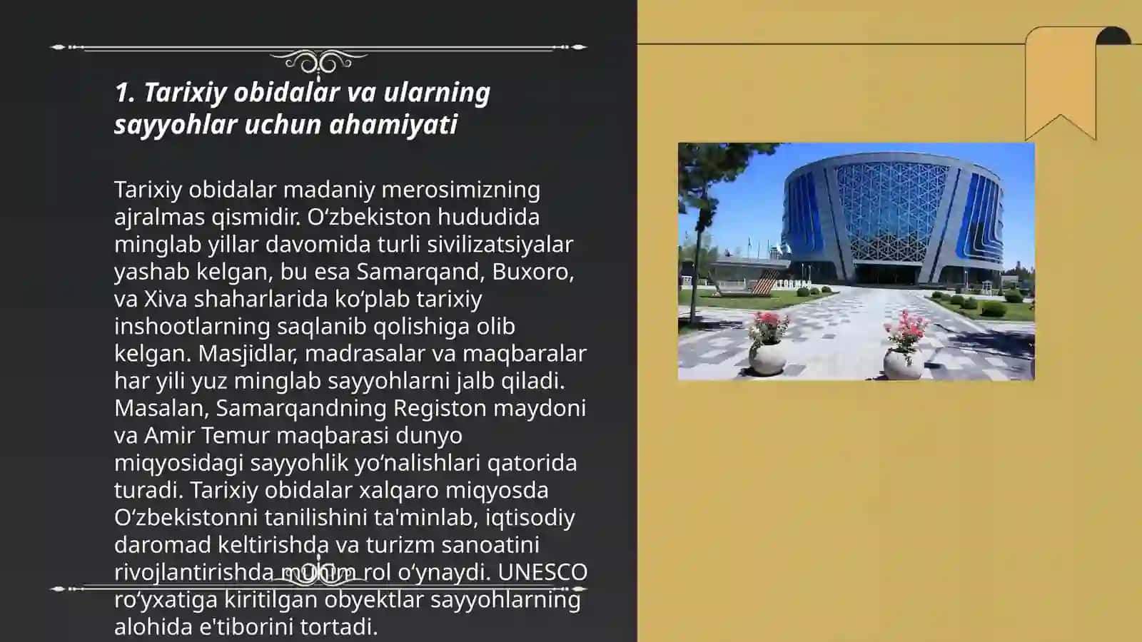 O'zbekistonda turizm istiqbollari 3