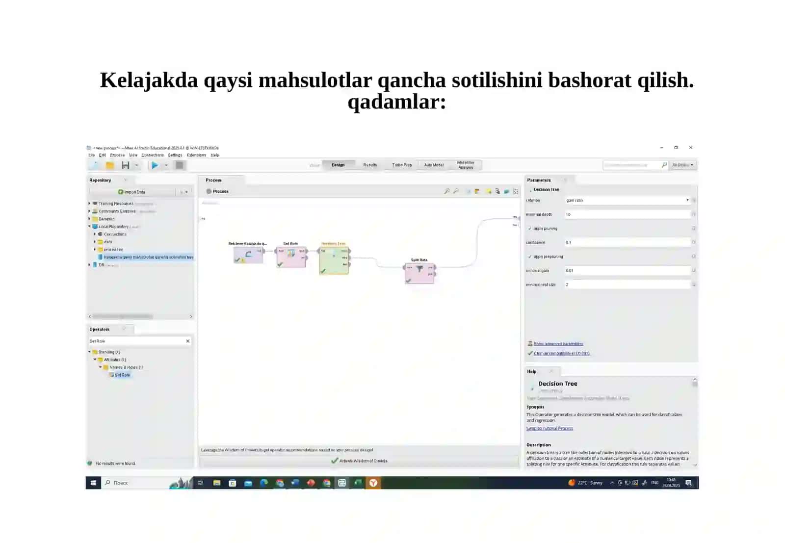 Prognozlash va vizualizatsiya misollar 3