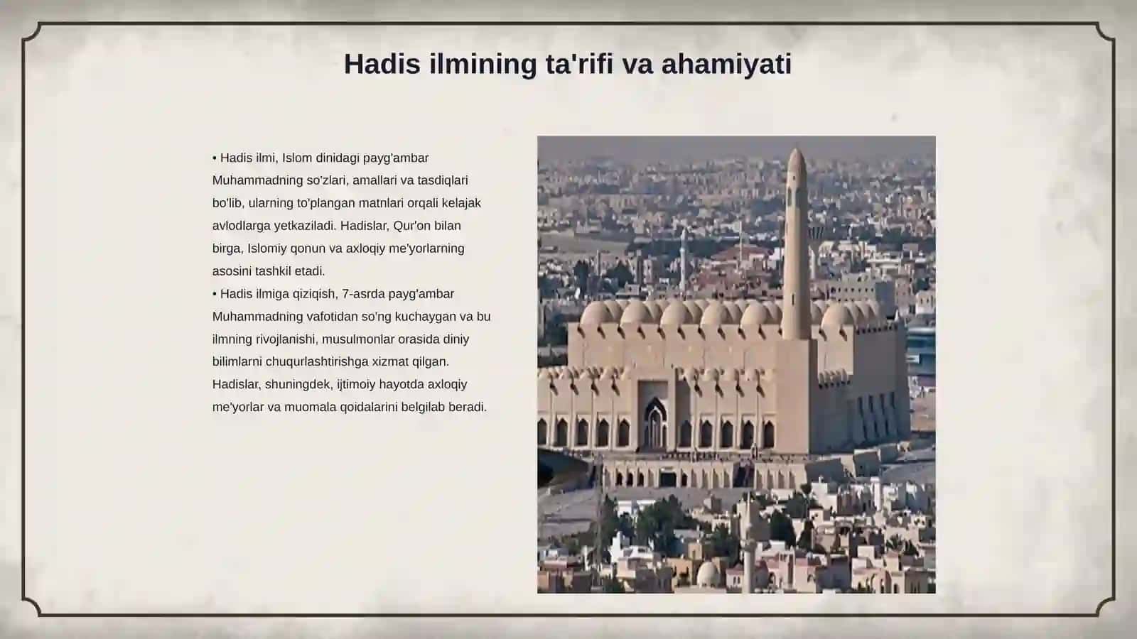 Markaziy Osiyoda hadis ilmining shakllanishi 3