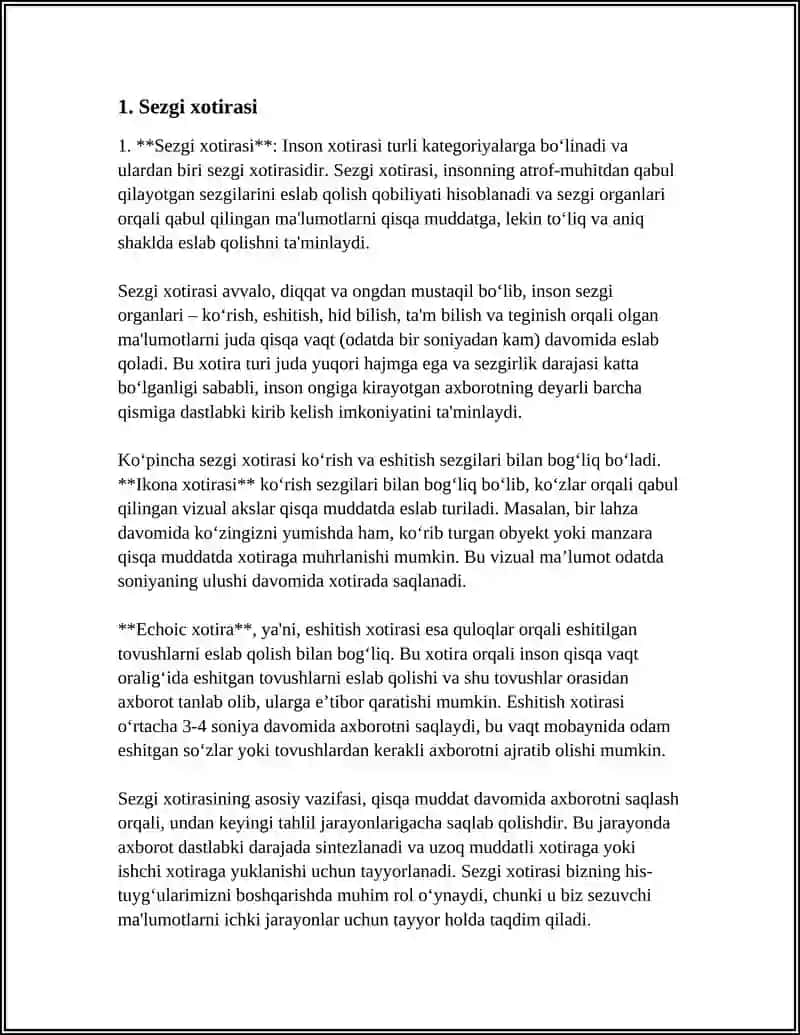 XOTIRA TURLARI 3