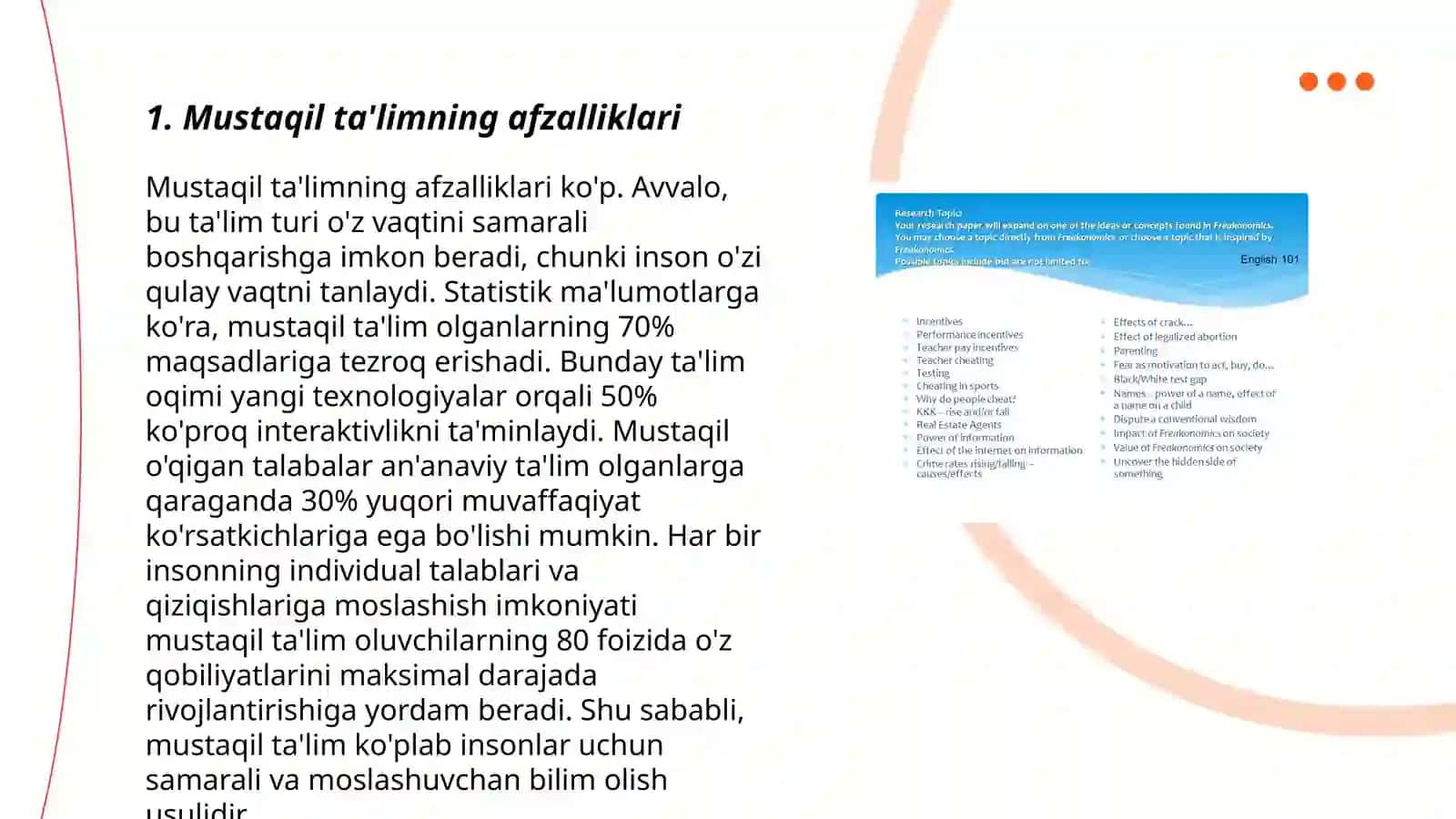 Mustaqil ta'lim mavzulari 3