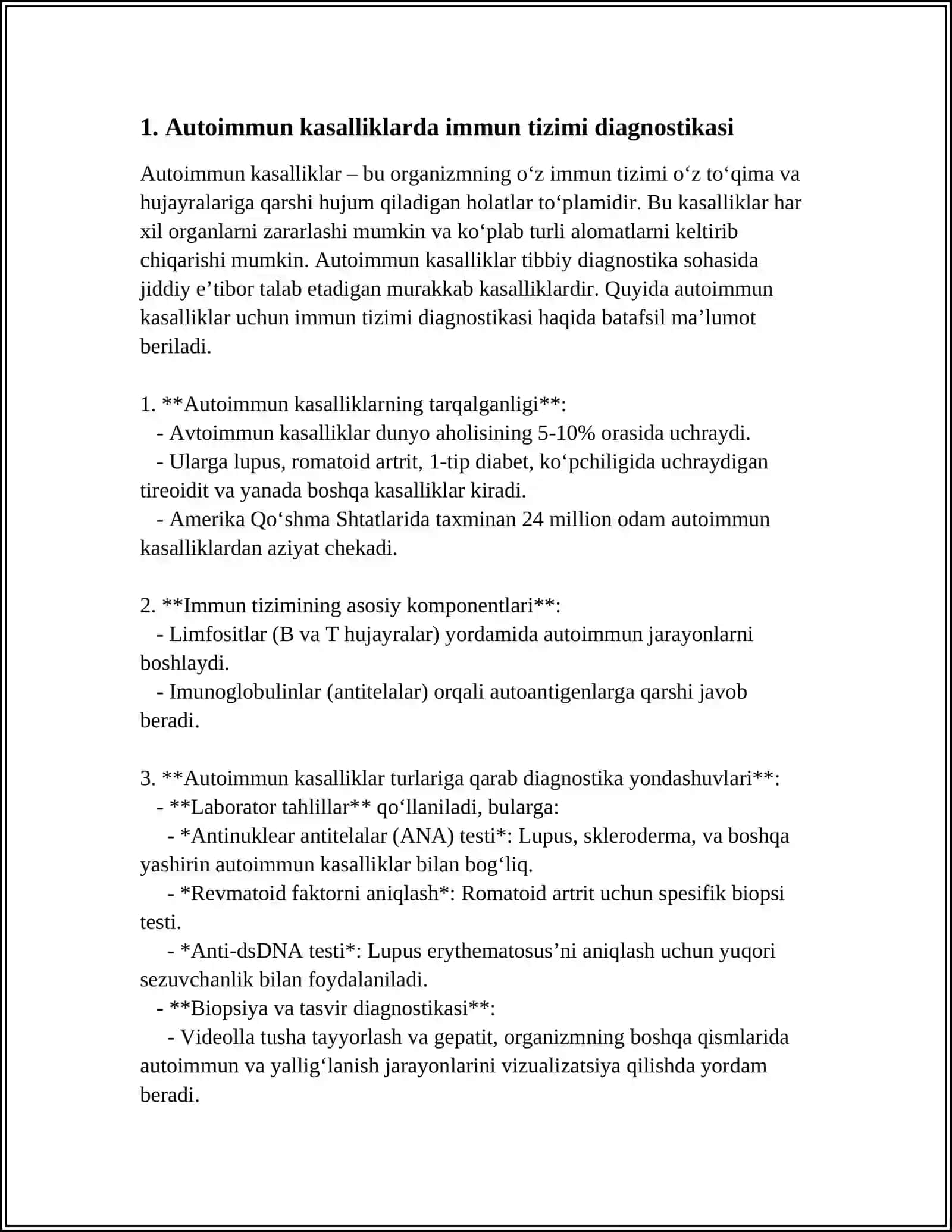 AUTOIMMUN KASALLIKLAR DIAGNOSTIKASI 3