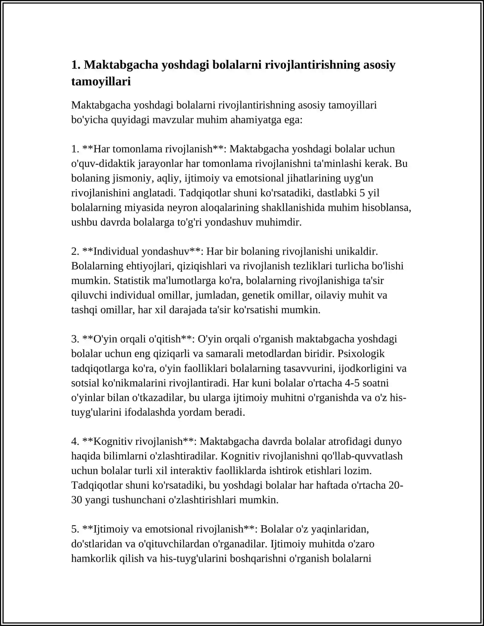 ILK VA MAKTABGACHA YOSHDAGI BOLALAR PEDAGOGIKASI 3