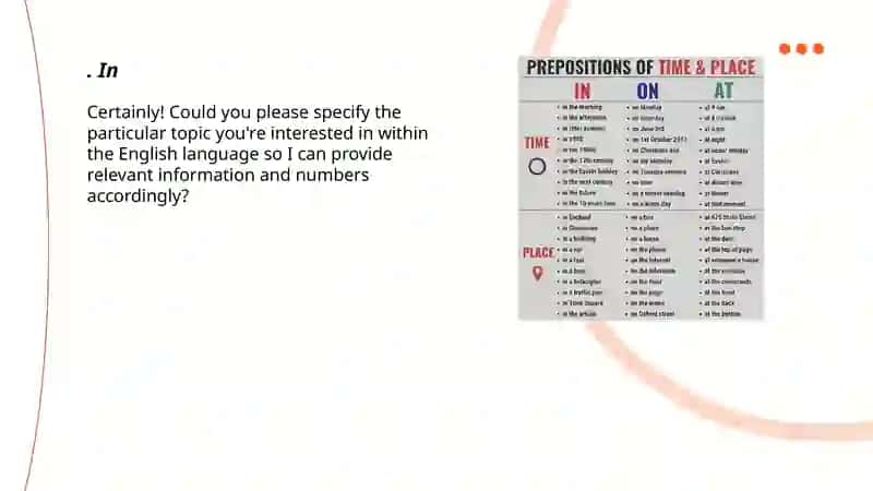 Prepositions of place 3