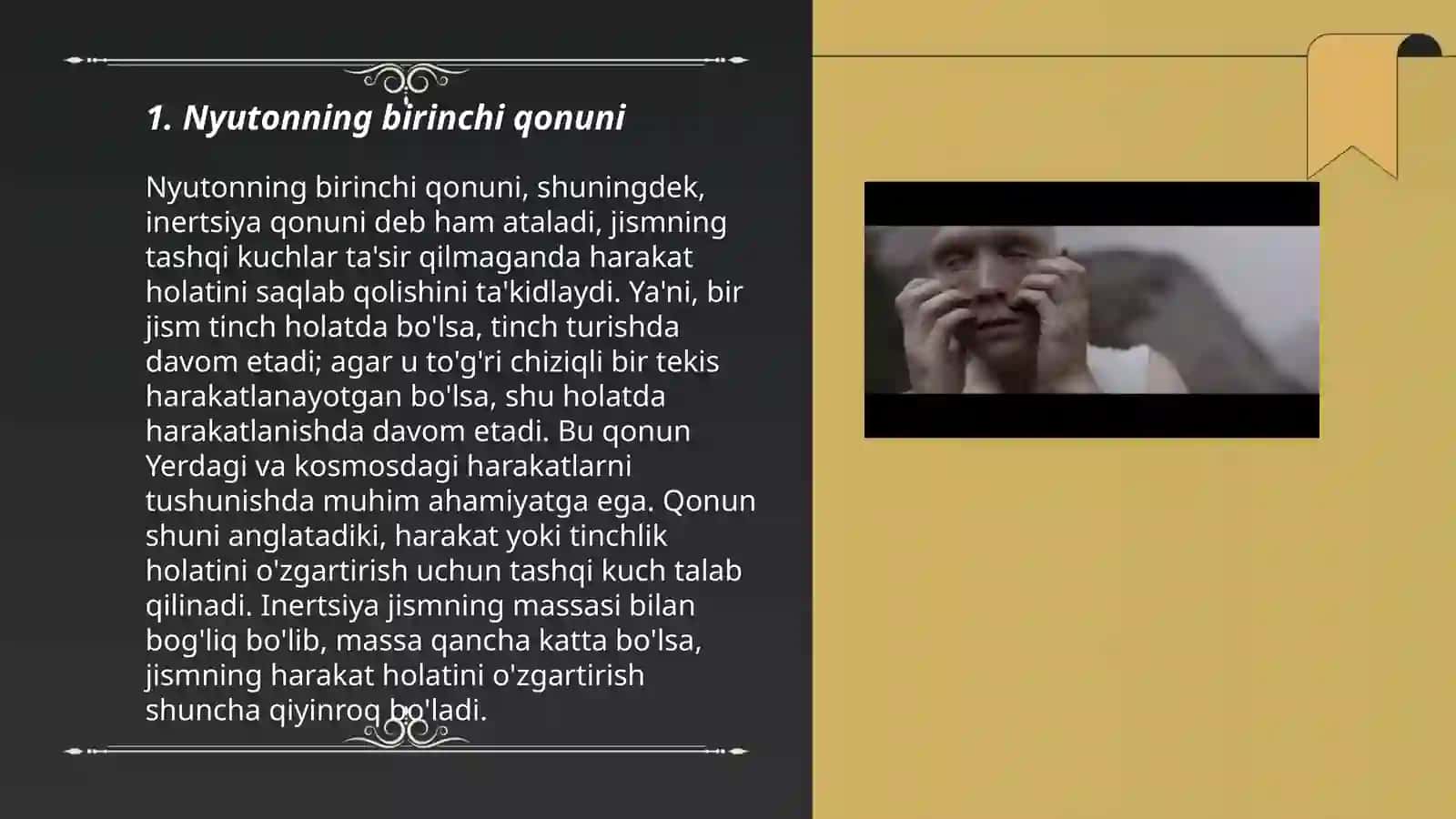 Dinamikaning ikki asosiy masalasi 3