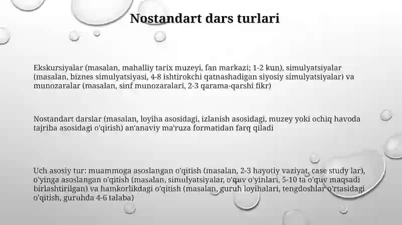Pedagogik Portfellar: Tuzuv va Mazmun 3