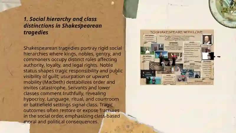 Social life description in the tragedias by Shakespeare 3