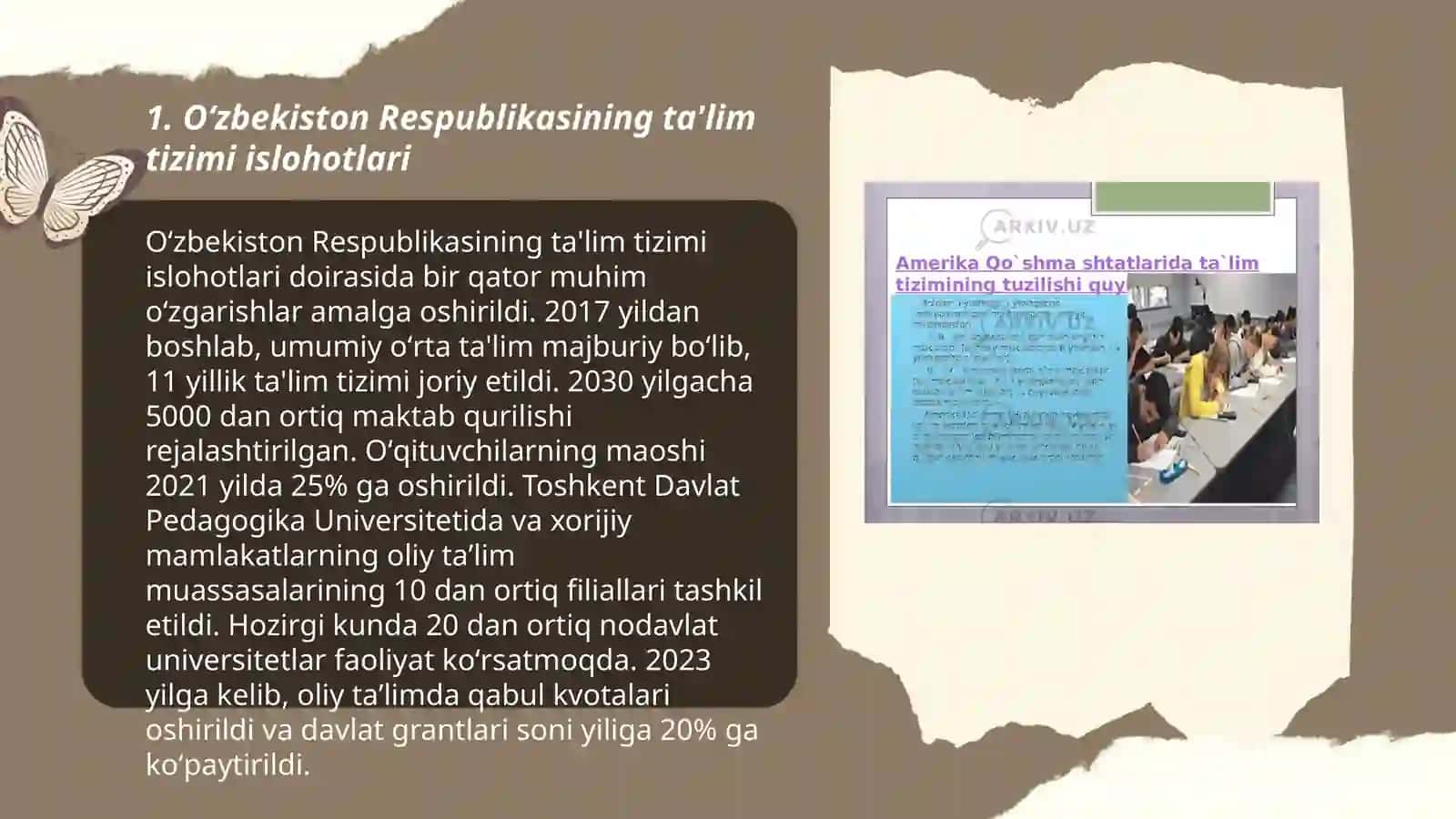 Oʻzbekiston Respublikasida taʼlim tizimi islohotlari 3