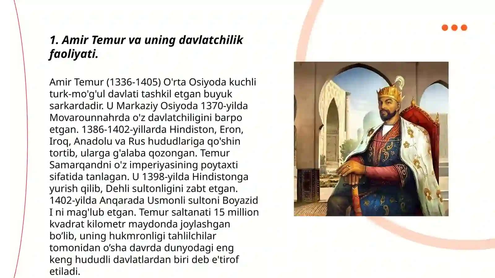 Amir Temur buyuk davlat arbobi 3