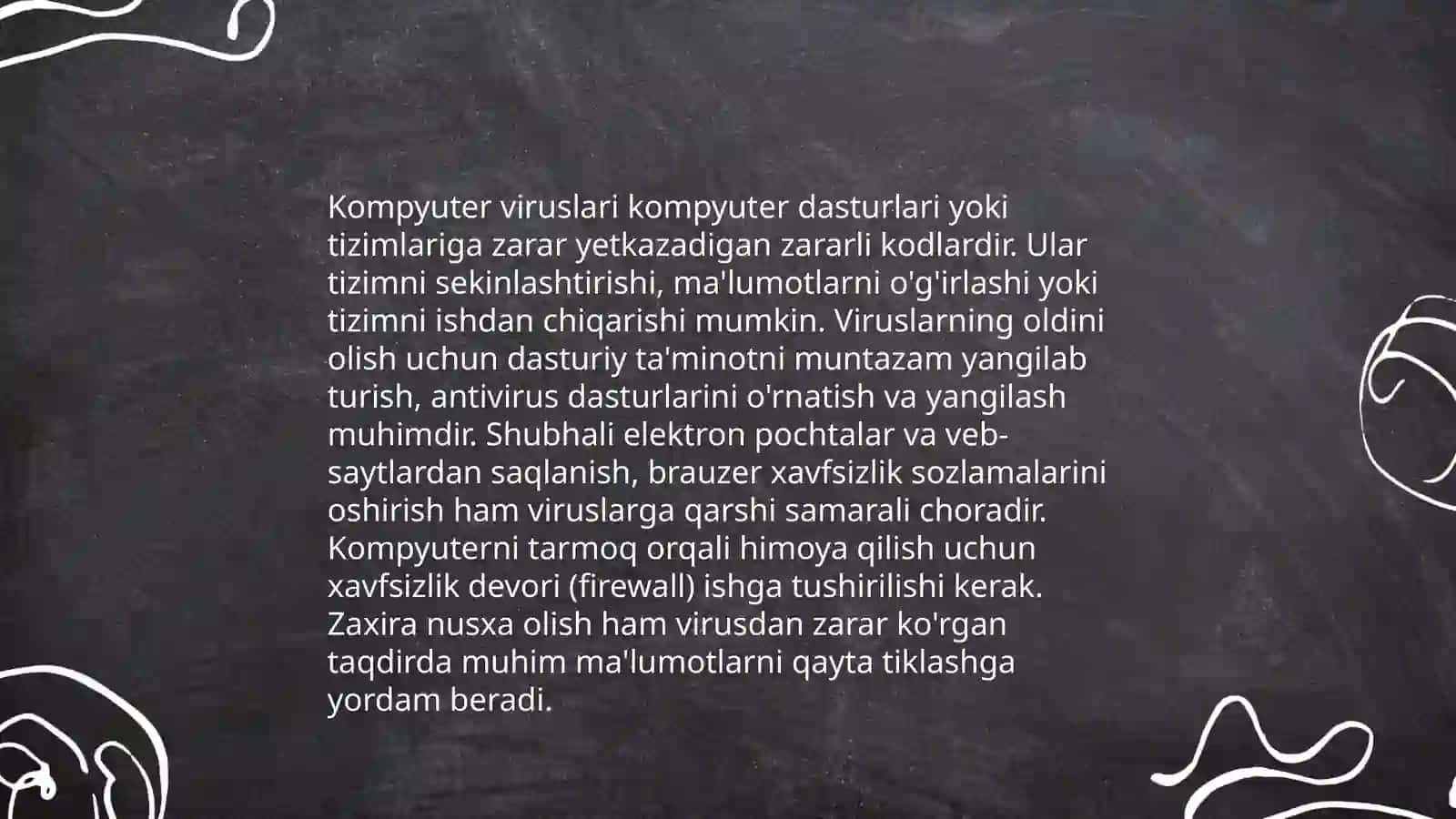 Kompyuterda sodir bo'ladigan nosozliklar va ularning oldini olish 3