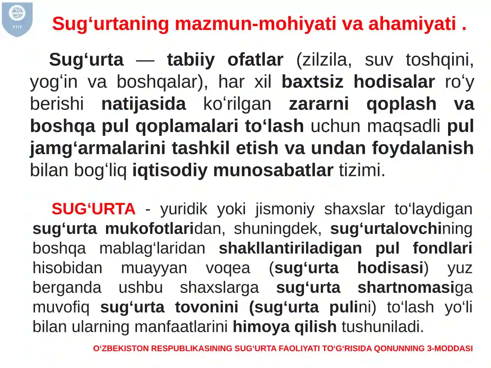 SUG‘URTA – MOLIYANING ALOHIDA KATEGORIYASI SIFATIDA 3