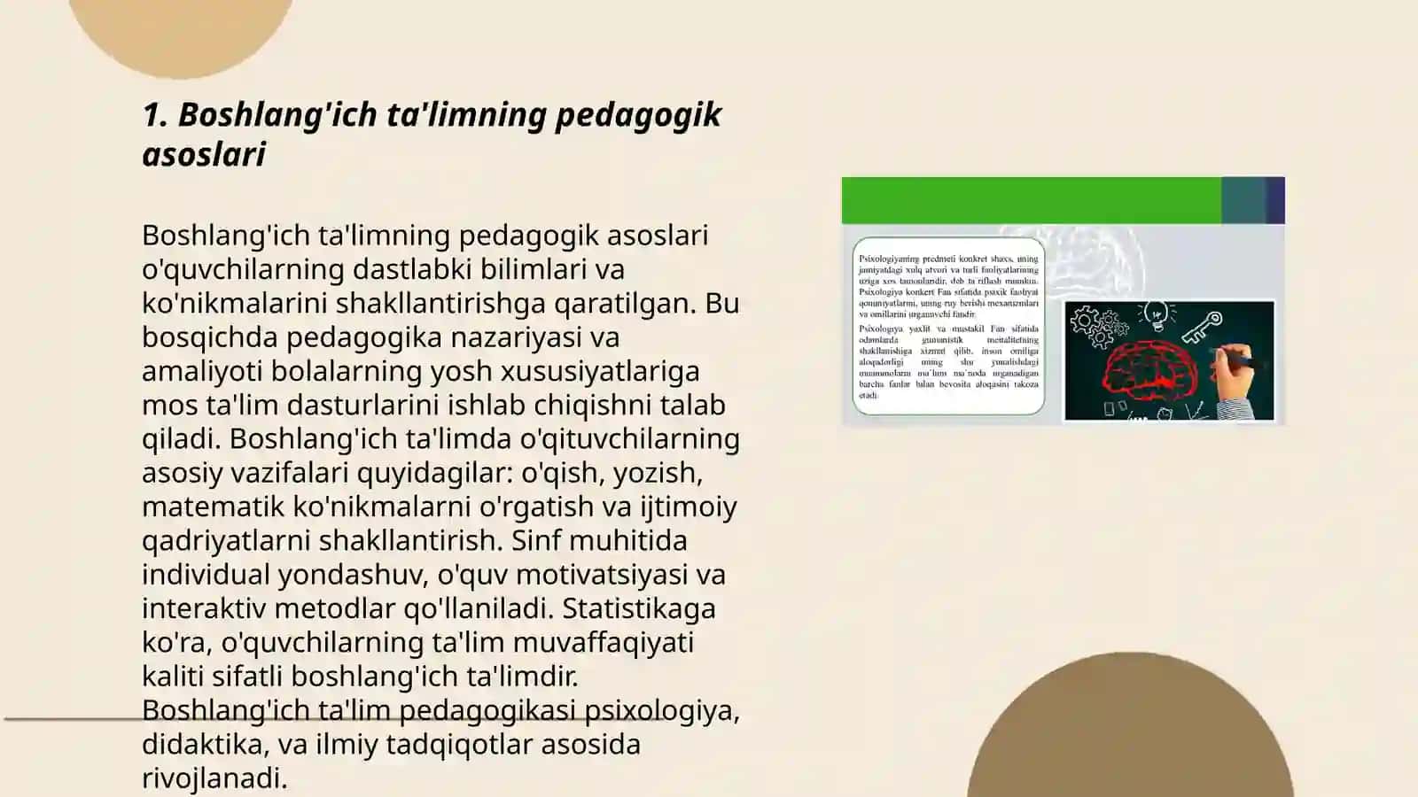 Boshlang'ich ta'limning pedagogik asoslari 3
