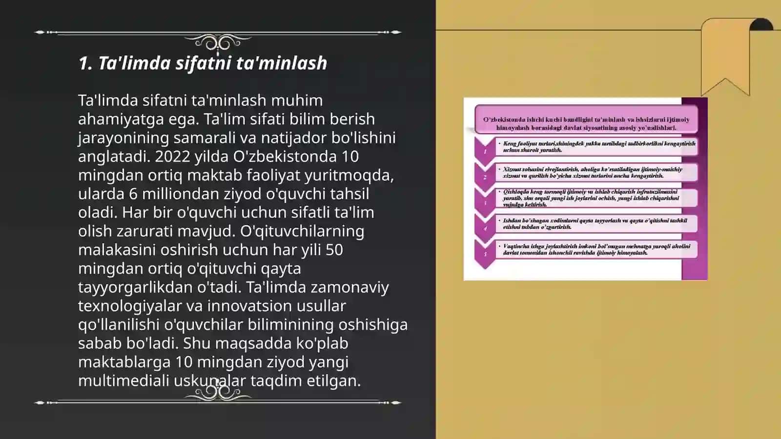 Ta'lim sohasida Davlat siyosatining asosiy tamoyillari 3