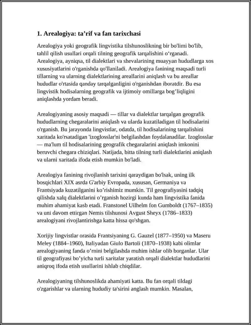AREALOGIYA 3