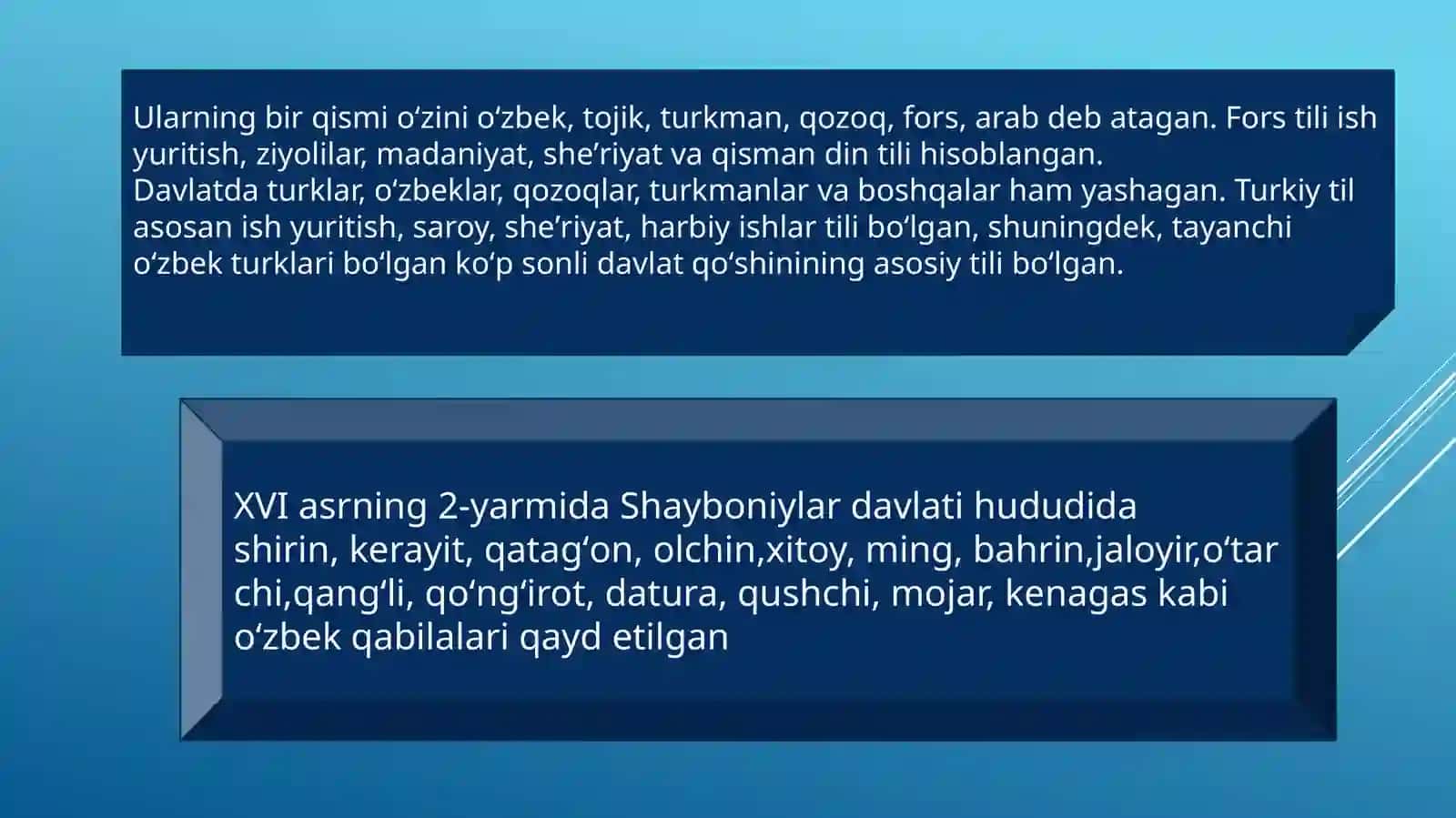 SHAYBONIYLAR DAVRIDA DAVLAT BOSHQARUVI 3