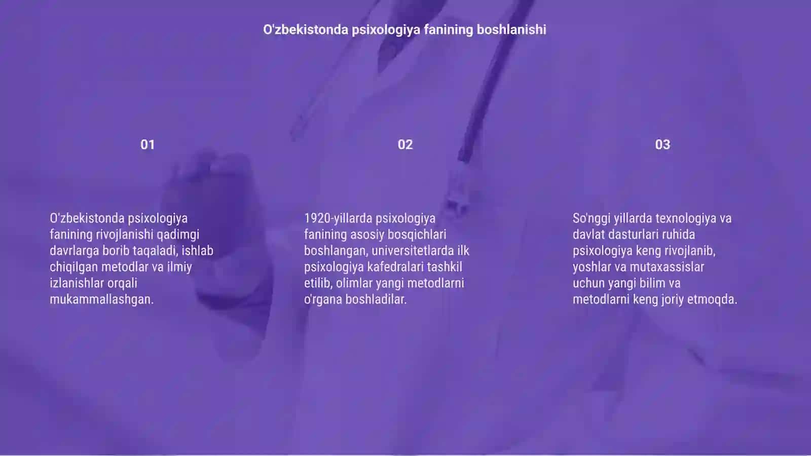 O'zbekistonda psixalogiya fanining rivojlanish tarixi 3
