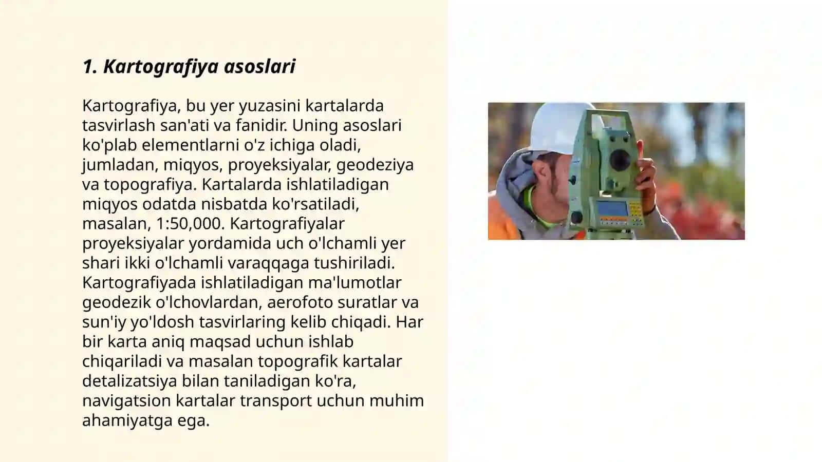 Kartografiya geodeziya kadastiri 3