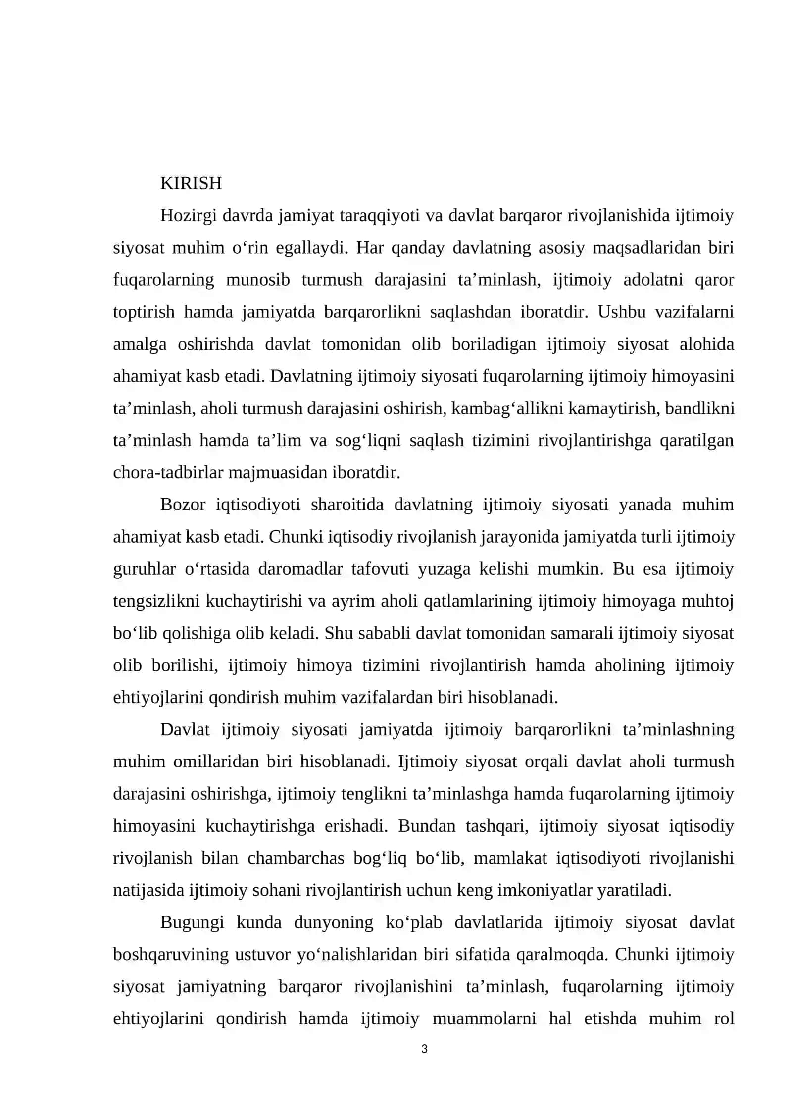 DAVLATNING IJTIMOIY SIYOSATI 3