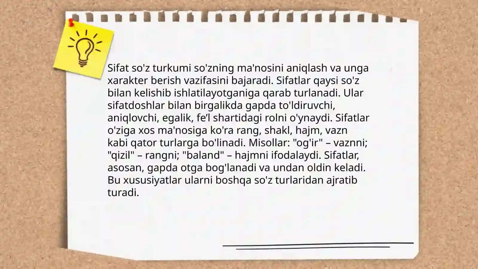 Sifatning leksik grammatik- xususyati 3