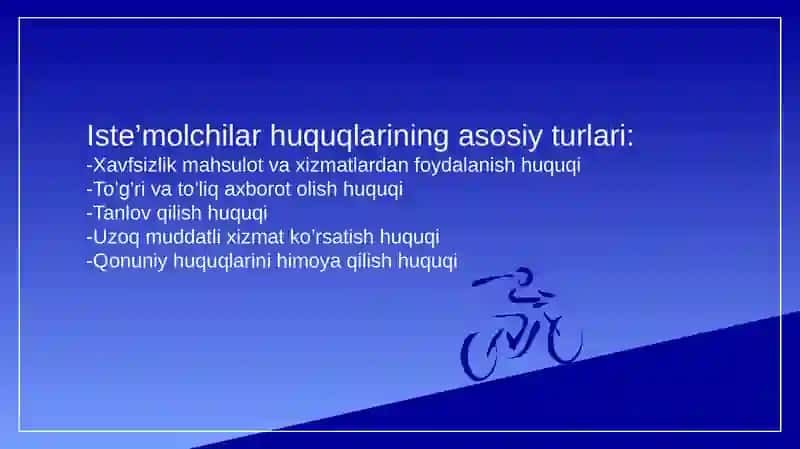 Iste‘molchilar huquqlarining ustunligi 3