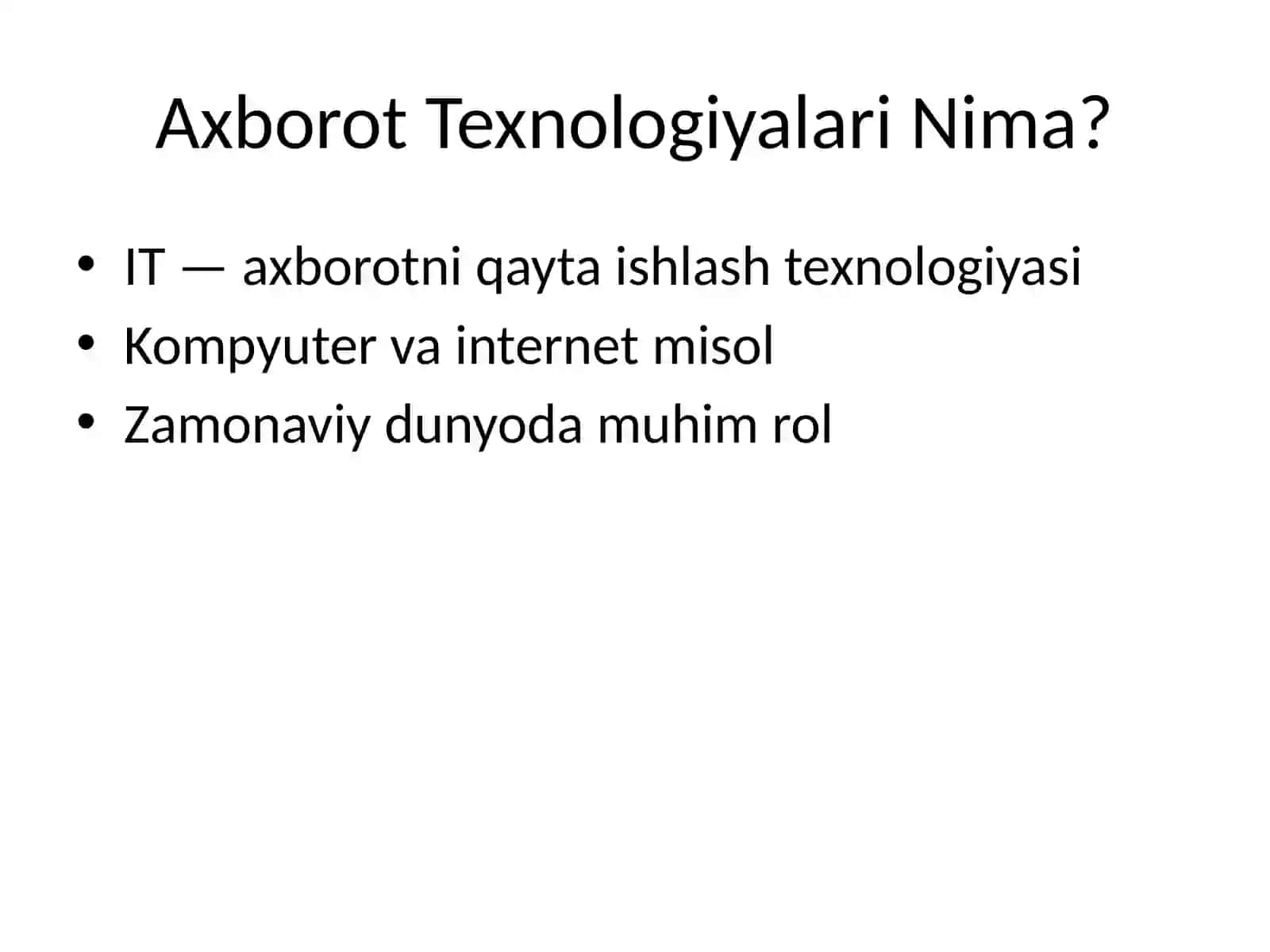 Axborot Texnologiyalari va Fan Rivoji 3