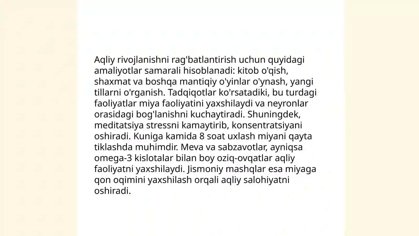 Õquvchilarning aqliy tarbiyasi 3