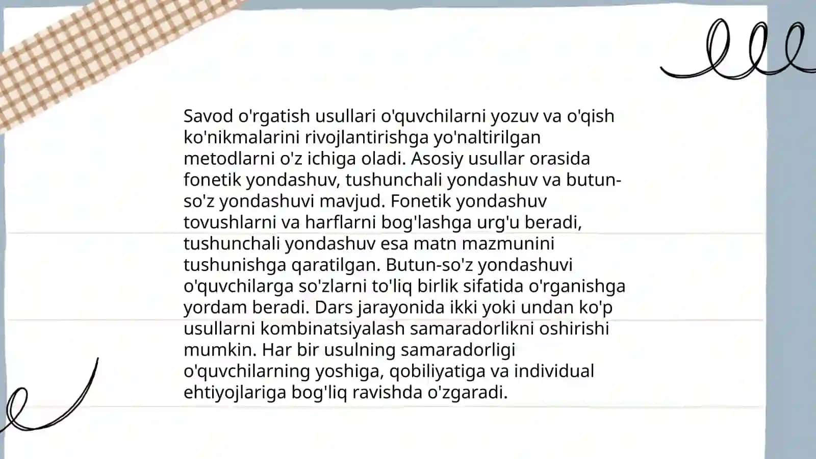 Savodil ta'lim asari 3