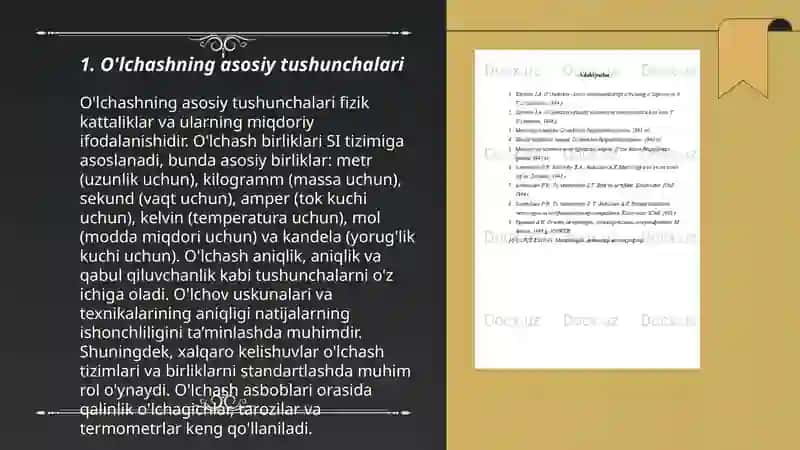 O`lchashlar va ularning xatoliklari 3