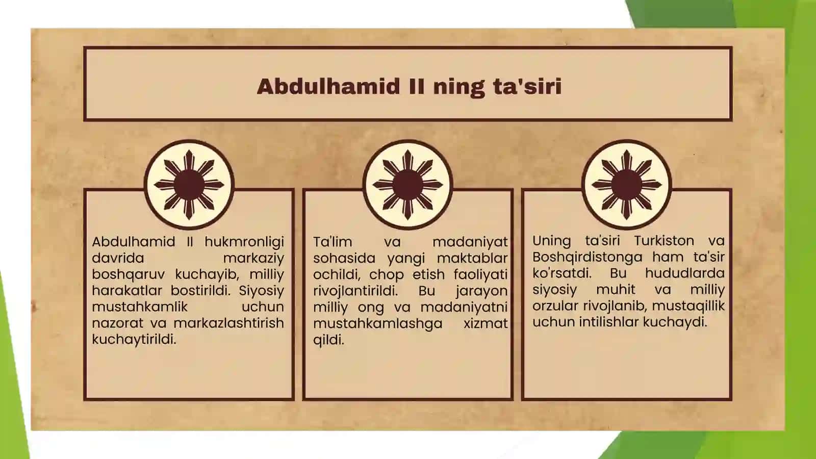 Abdulhamid II ning ta'siri 3