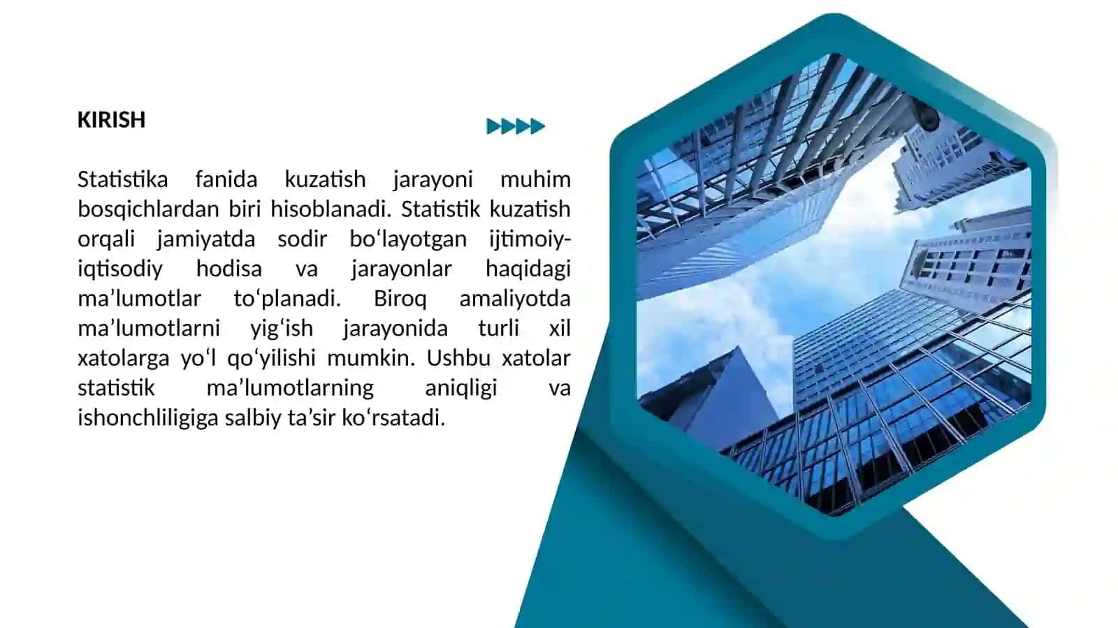 “Statistik kuzatish xatolari” 3