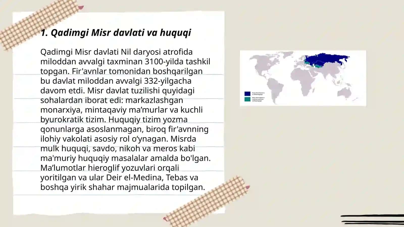 Qadimgi Misr davlati va huquqi 3