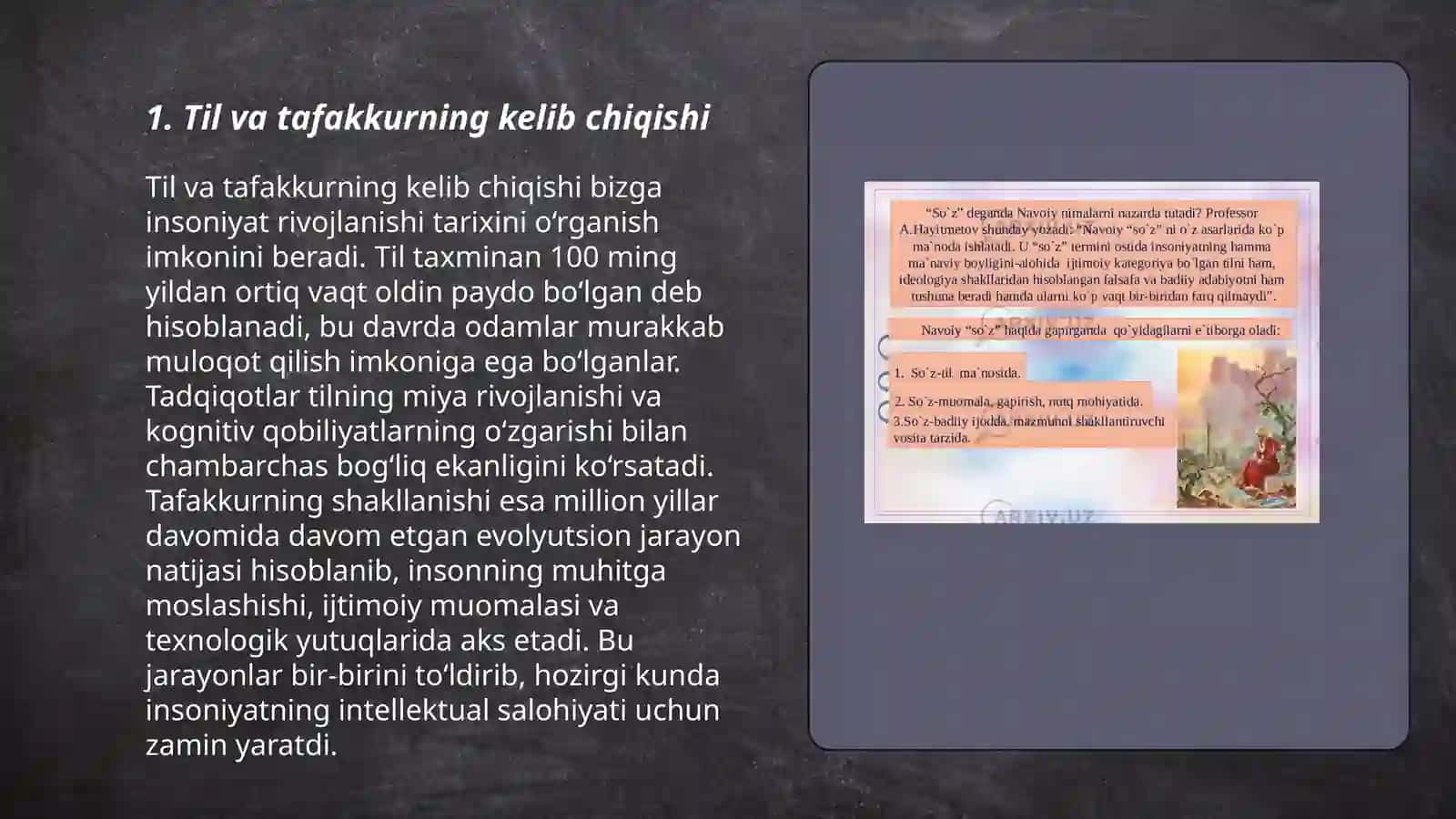 Til va Tafakkur masalasi 3