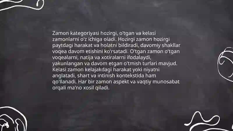 Hozirgi o'zbek adabiy tilida grammatik kategoriyalar 3