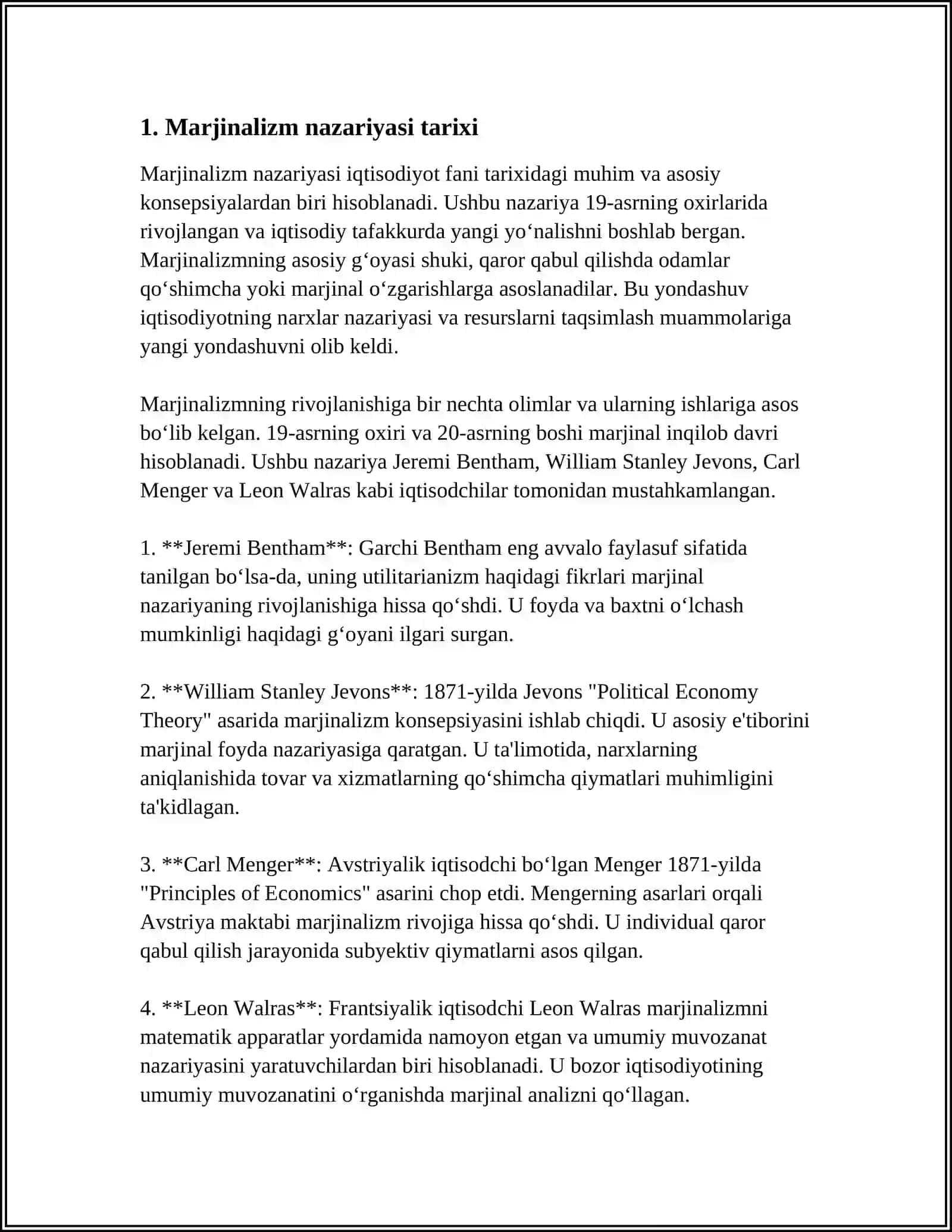 MARJINALIZM HAQIDA 3