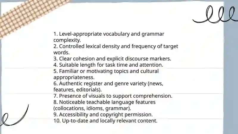 Authentic materials for language teaching 3