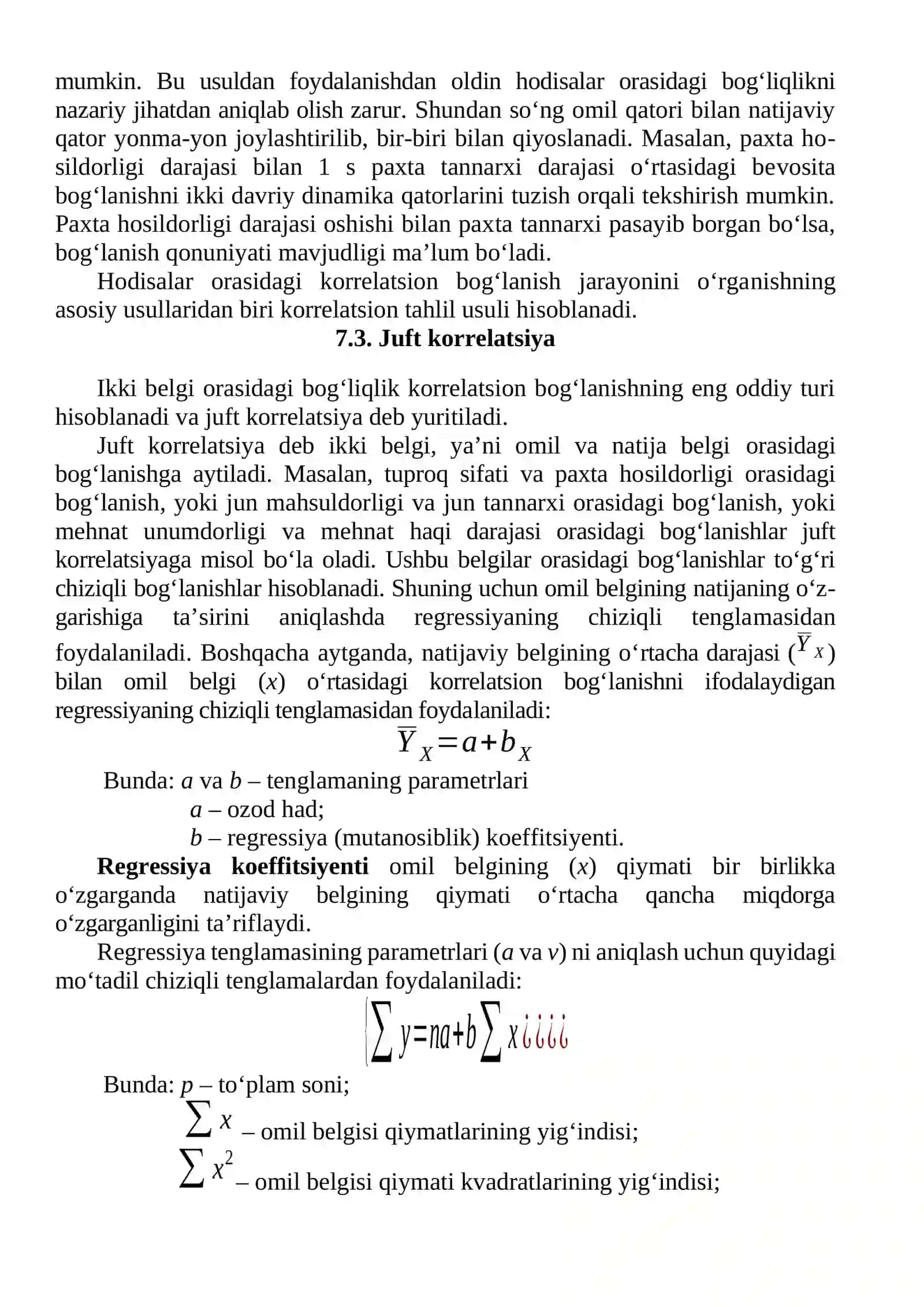 Korrelyatsion bog‘lanish 3