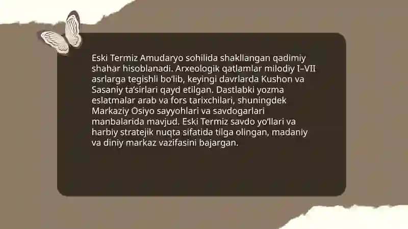 Eski Termiz tarixiy manbalarda (Botirov. I) 3