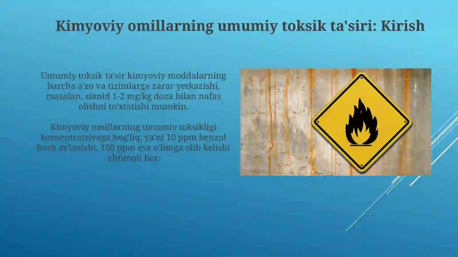 Kimyoviy omillarning umumiy va maxsus ta'siri haqida tushuncha 3