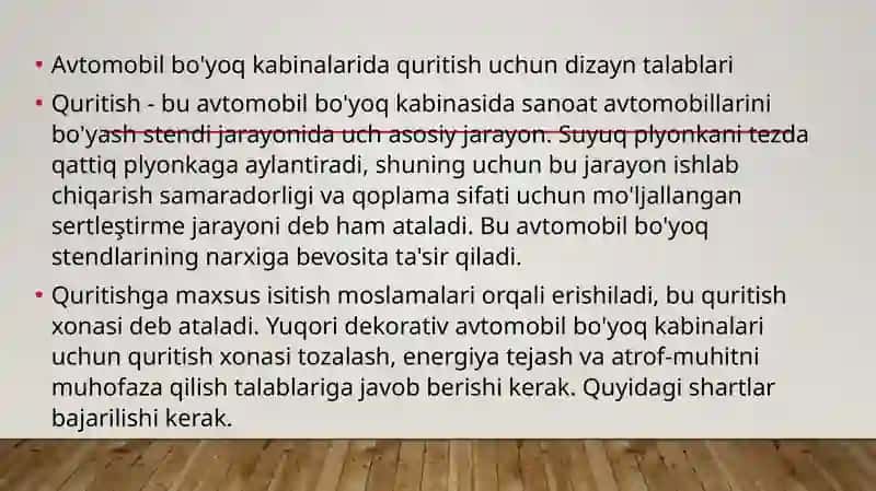 bo'yalgan avtomobil larga xizmat ko'rsatish. 3
