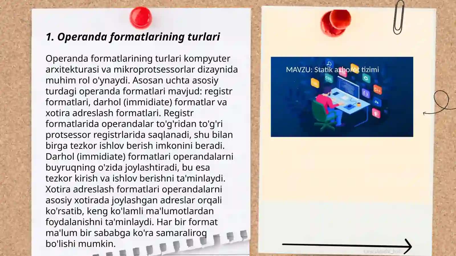 Operanda formatlarining turlari 3