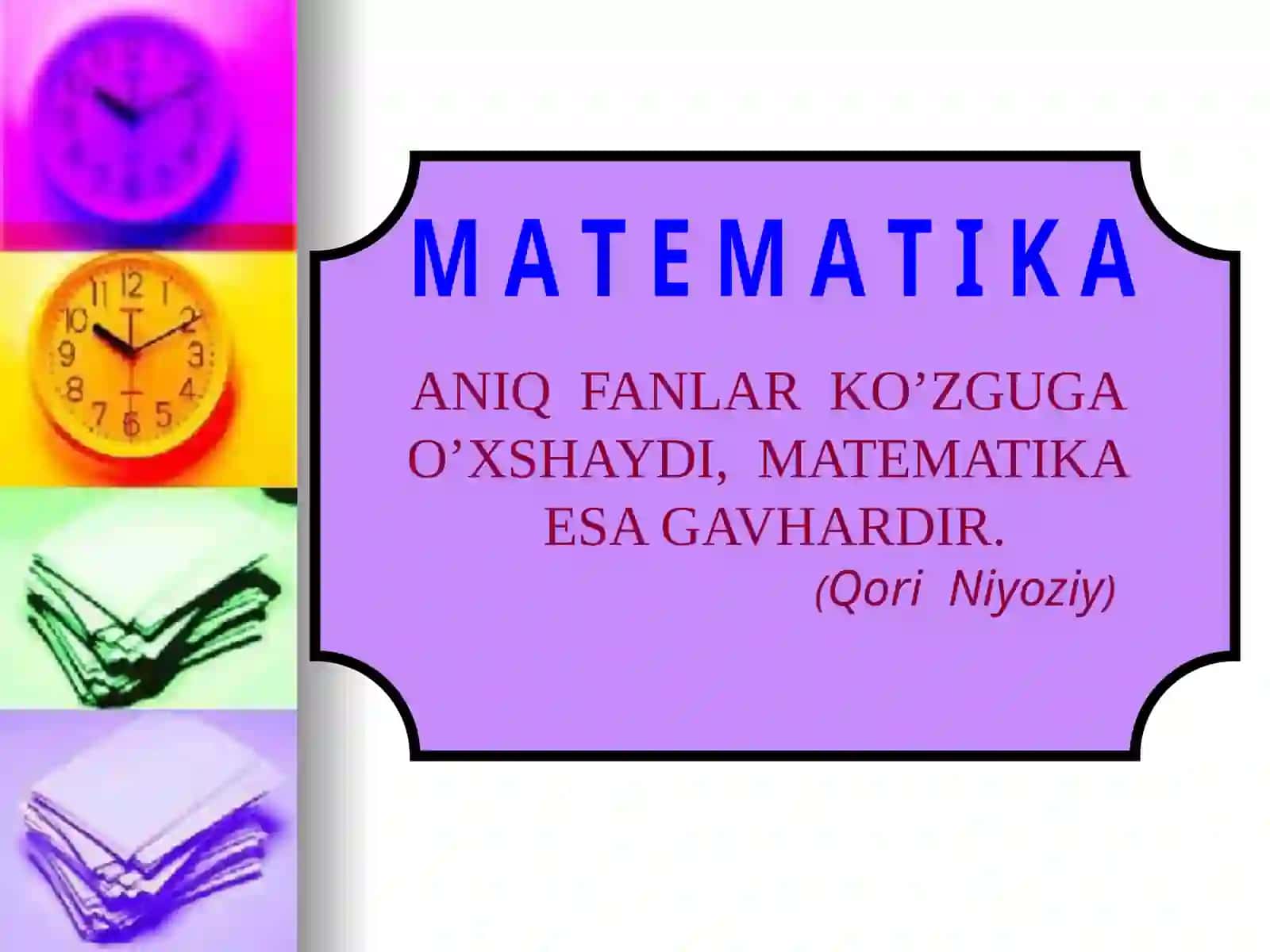 9-sinf Algebra fanidan dars ishlanma. Ikkilangan burchakning sinusi va kosinusi 3