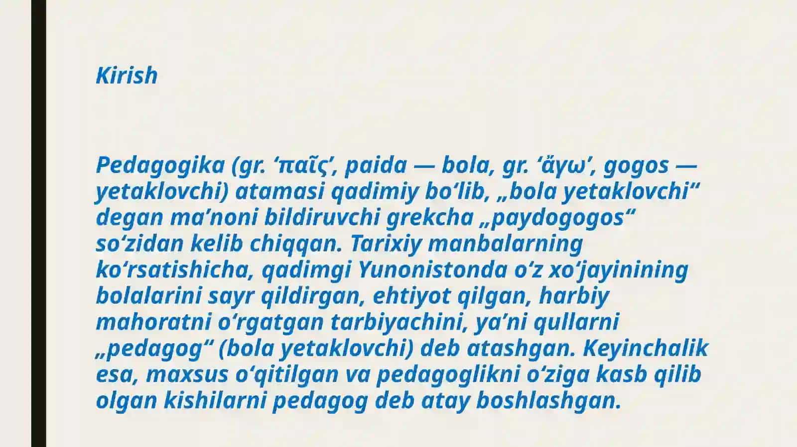 KOMPARATIVISTIK PEDAGOGIKA FANI 3